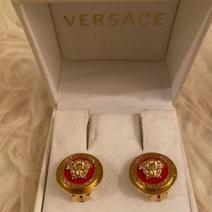 Versace Medusa Clip On Earrings